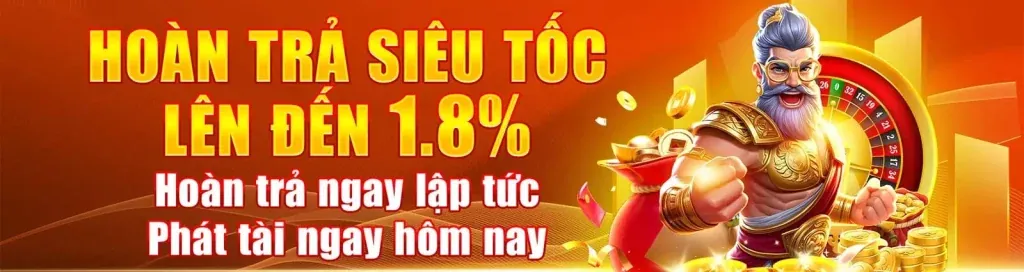 Thưởng Nóng 100% Cho Lần Nạp Đầu